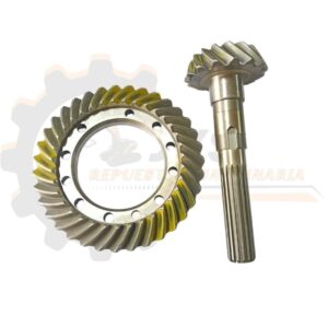 Set corona y piñón 175956A1 trasero Case 580L 580M